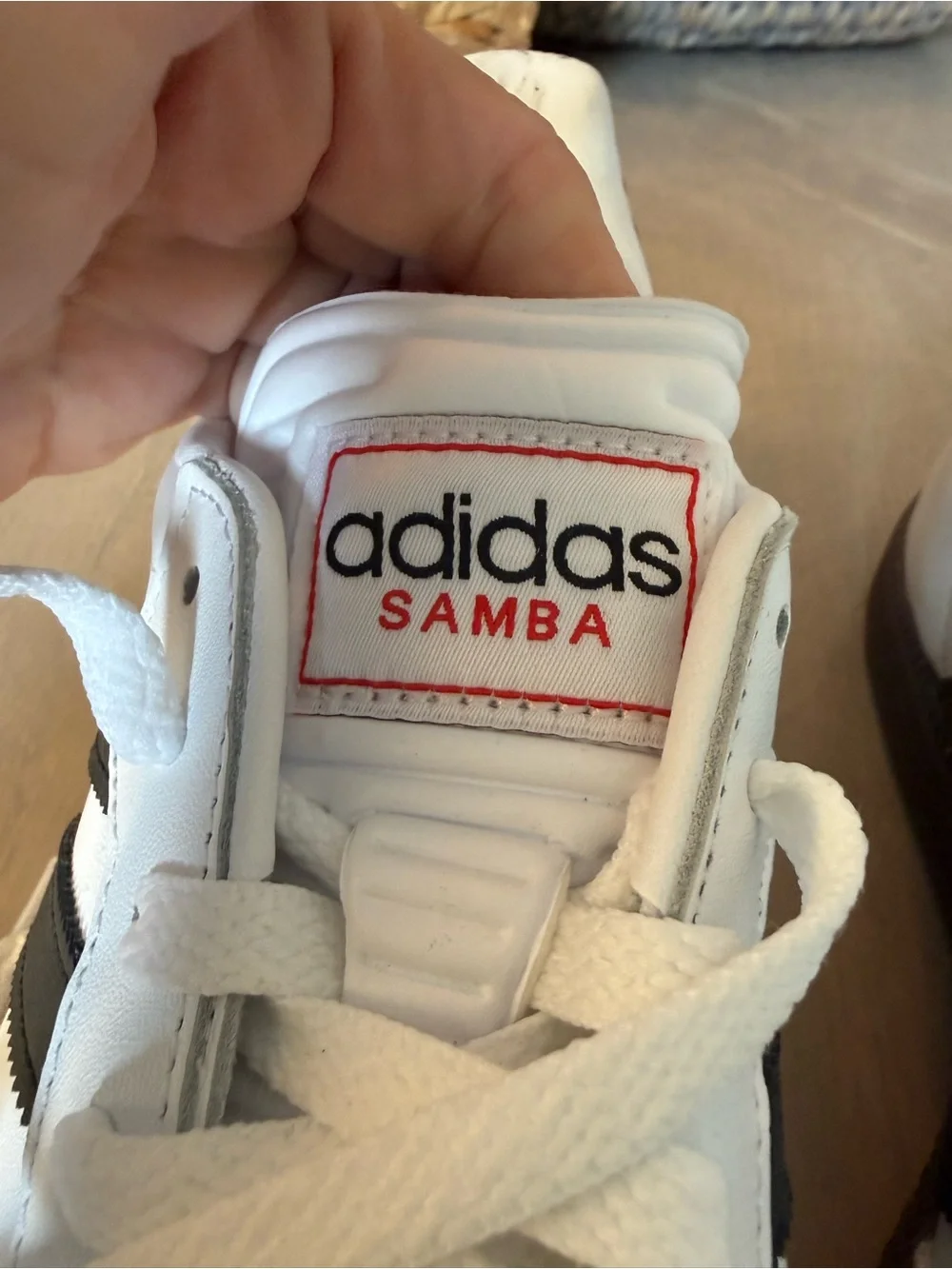 adidas White Black Gum Samba  Trainer